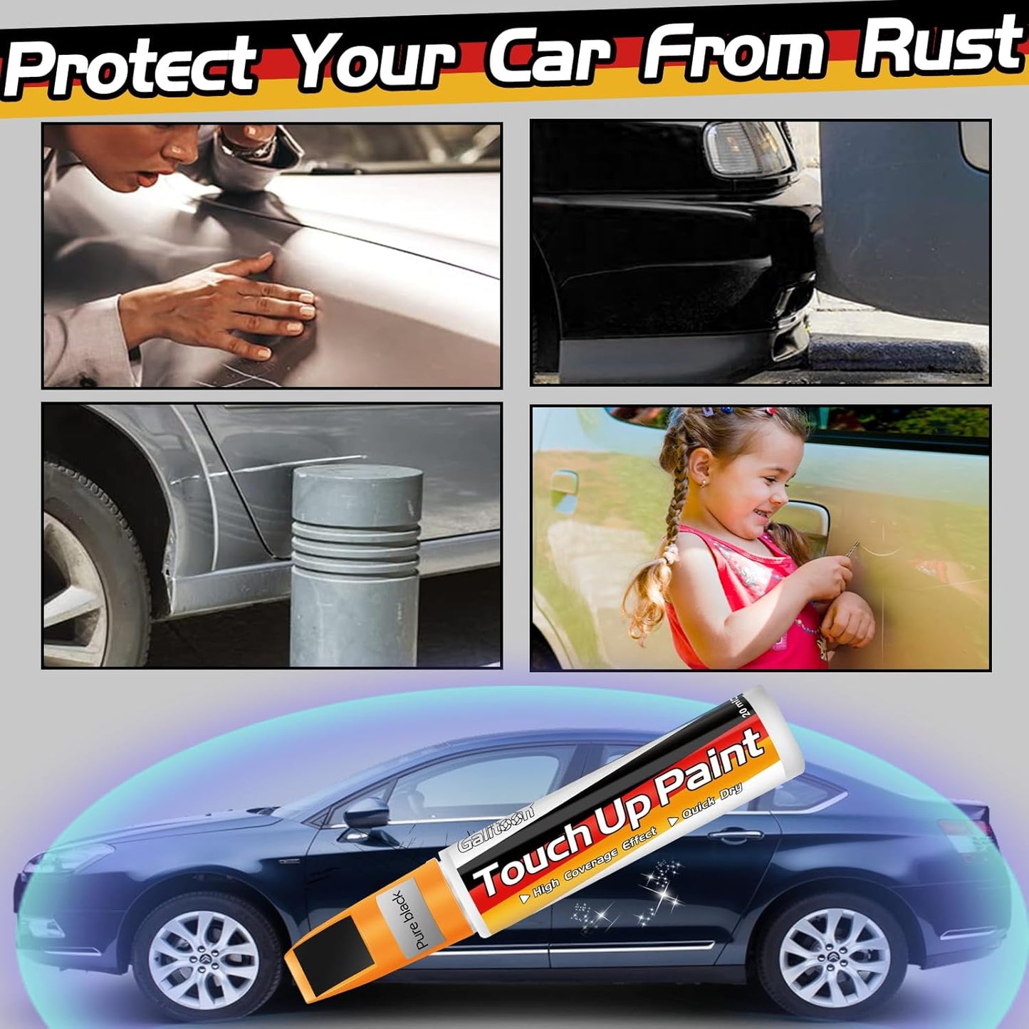 Black Touch Up Pen – Fix Scratches on Cars!